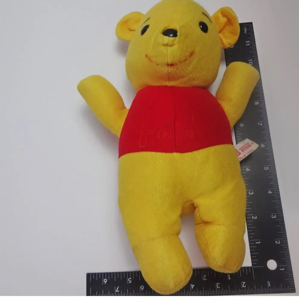 Vintage 1980s Sears Winnie the Pooh Plush 12in Walt Disney Bear Toy